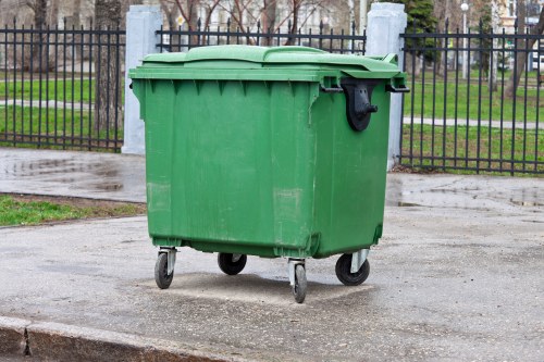 Our dedicated waste management team in action